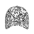 thumbnail image 2 of Naloa Original Classic Low Profile Hat Men Women Baseball Cap Dad Hat Adjustable Unconstructed Hand Drawn Snake Print Cap, 2 of 9