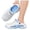 Blue, variant on Men's Clogs Athletic Sports Walking Sandals Slip on Summer Beach Garden Water Shoes Breathable Casual Slippers with Arch Support Size 8-10 White