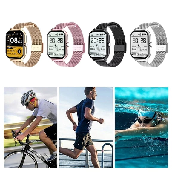 erfcxs Iaret Smart For Women 1.85" Smart Watch (Answer/Make Calls) With 100 Sports Modes Fitness Heart Rate Sleep Pedometer Fitness Watch For Android