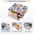 thumbnail image 3 of FORMRS Womens Corduroy Tote Bag Crossbody Shoulder Purse Handbag with Detachable Strap, Watercolor Flowers Pattern, 3 of 7