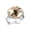 Multi 4, variant on Bees and Vintage Music Pattern Stainless Steel Rings for Women, Open Adjustable Ring Promise Ring Jewelry Gifts