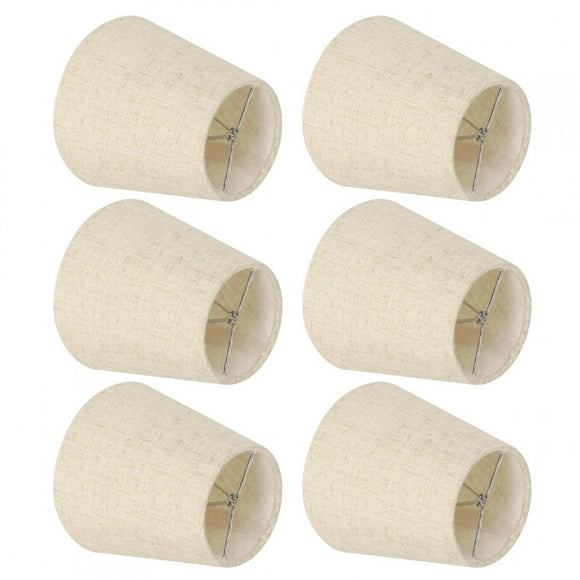 Dekaim 6Pcs Lampshade Fabric Lamp Cover Chandelier Lampshade Ceiling Lamp Pendant Light Shades for Home