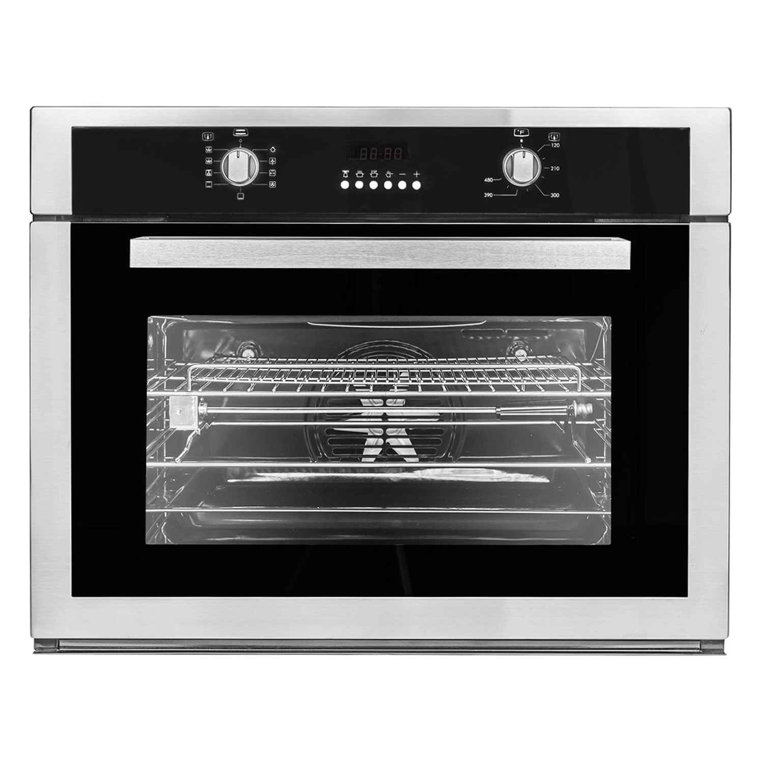 wall oven with rotisserie function