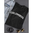 thumbnail image 3 of Columbus , Women T-Shirt, Female 3X-Large, 3 of 4