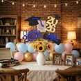 thumbnail image 6 of Double-sided 16 PCS Graduation Cake Toppers – Orange Blue Class of 2026 Centerpieces Picks for Graduation Theme Party Decorations Supply, Graduation Party Decorations, 6 of 14