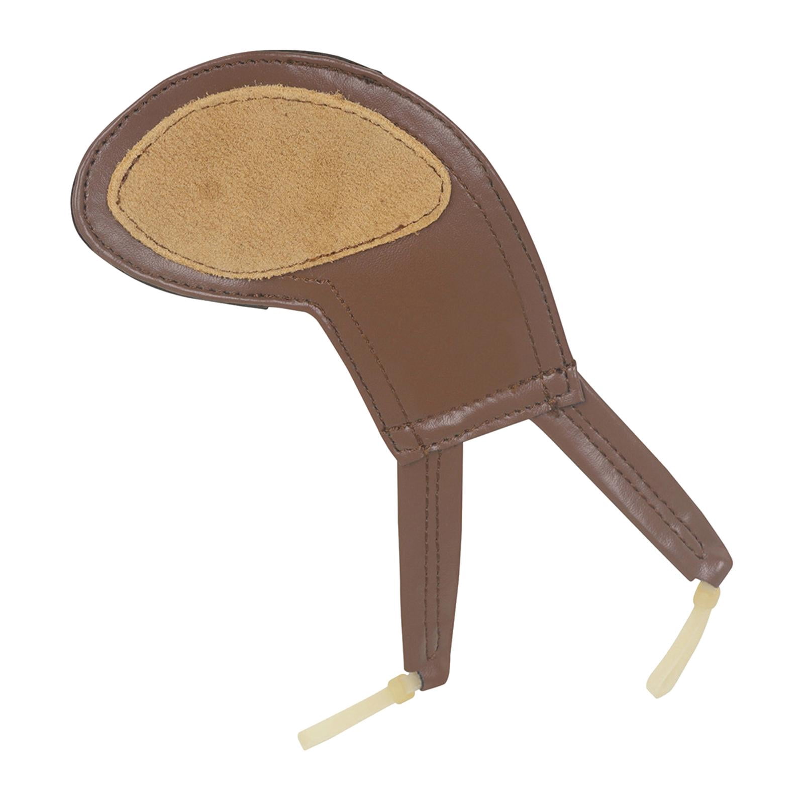 LeeQinersw 1/4 - 1/2 Violin Shoulder Rest Chinrest Support Violin Tool Comfortable Chinrest Brown