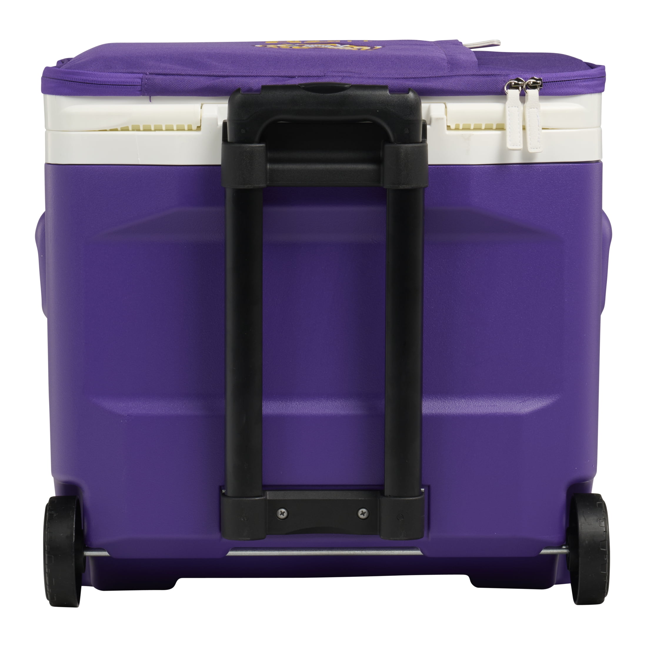 University of LSU Tigers 28 QT Laguna Soft Top Wheeled Cooler by Igloo, Purple
