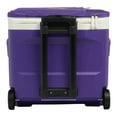 University of LSU Tigers 28 QT Laguna Soft Top Wheeled Cooler by Igloo, Purple