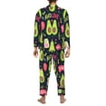 thumbnail image 5 of Kll Avocado Love Sleepwear Mens Flannel Pajamas,Long Cotton Pj Set, 5 of 9