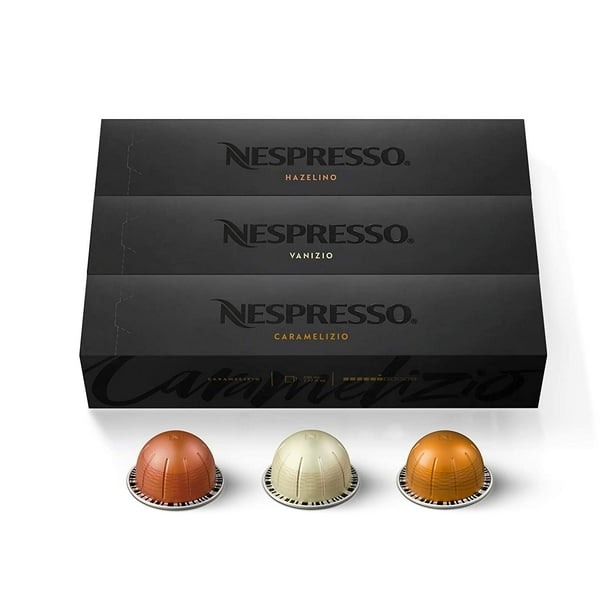 Nespresso Capsules VertuoLine, Flavored Variety Pack, Medium Roast