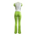 thumbnail image 6 of Athletic Outfit Sets for Women Summer Workout Running Gym T-Shirt and Pants Casual Active Slim Fit Tracksuits, 6 of 6