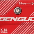 thumbnail image 2 of Shisuyan Support Universel pour Téléphone de Vélo Cadre en Alliage d'Aluminium Réglable Support de Guidon de Vélo de Montagne (Rouge), 2 of 8
