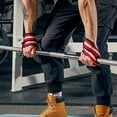thumbnail image 6 of Practical Pull-ups Horizontal Powerlifting Fitness DeadLift Strap Bodybuilding Equipment Gym Wrist Wraps Figure 8 Weight Lifting Straps BLUE S, 6 of 8