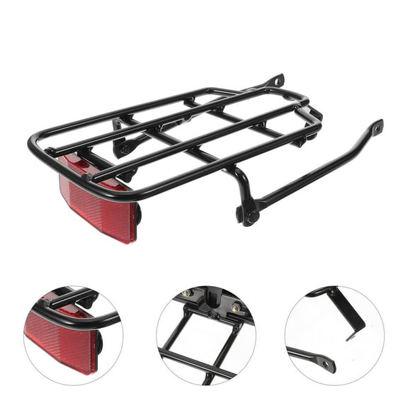 QIFULL Durable Metal Bike Rack for Rear of Bicycle Ideal for Family Outings and Outdoor Cycling Activities