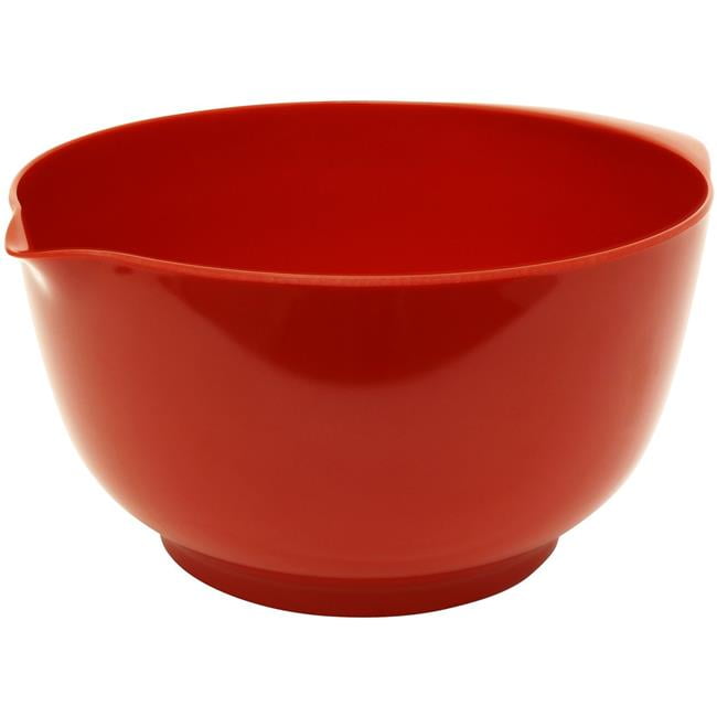 4 litre Melamine Mixing Bowl Red, Pack of 6