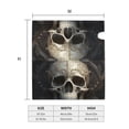 thumbnail image 4 of Yiaed Gold Pattern Skull Print Mailbox Covers, Magnetic Mailbox Cover, Mail Box Covers for Garden Outdoor Decor Box Covers-21x18 in, 4 of 8