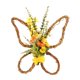 thumbnail image 2 of Corona de Pascua decoración de corona de flores artificiales, guirnalda de adornos de puerta, corona de primavera y verano para ventana del día de, 2 of 9