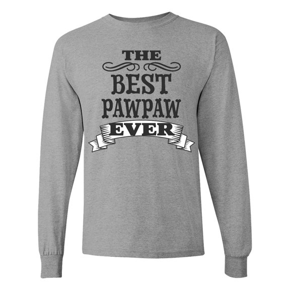 Inktastic The Best Pawpaw Ever Long Sleeve T-Shirt