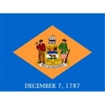 thumbnail image 1 of Drapeau Delaware Nyl-Glo 5 Pi X 8 Pi, 1 of 1