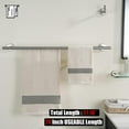 thumbnail image 3 of Double Towel Bar Matte Stainless Steel Bath Towel Rack for Bathroom Towel Holder Wall Mount Total Length TBLPB, 3 of 9