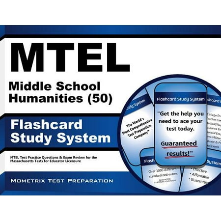 Mtel Middle School Humanities 50 Flashcard Study System