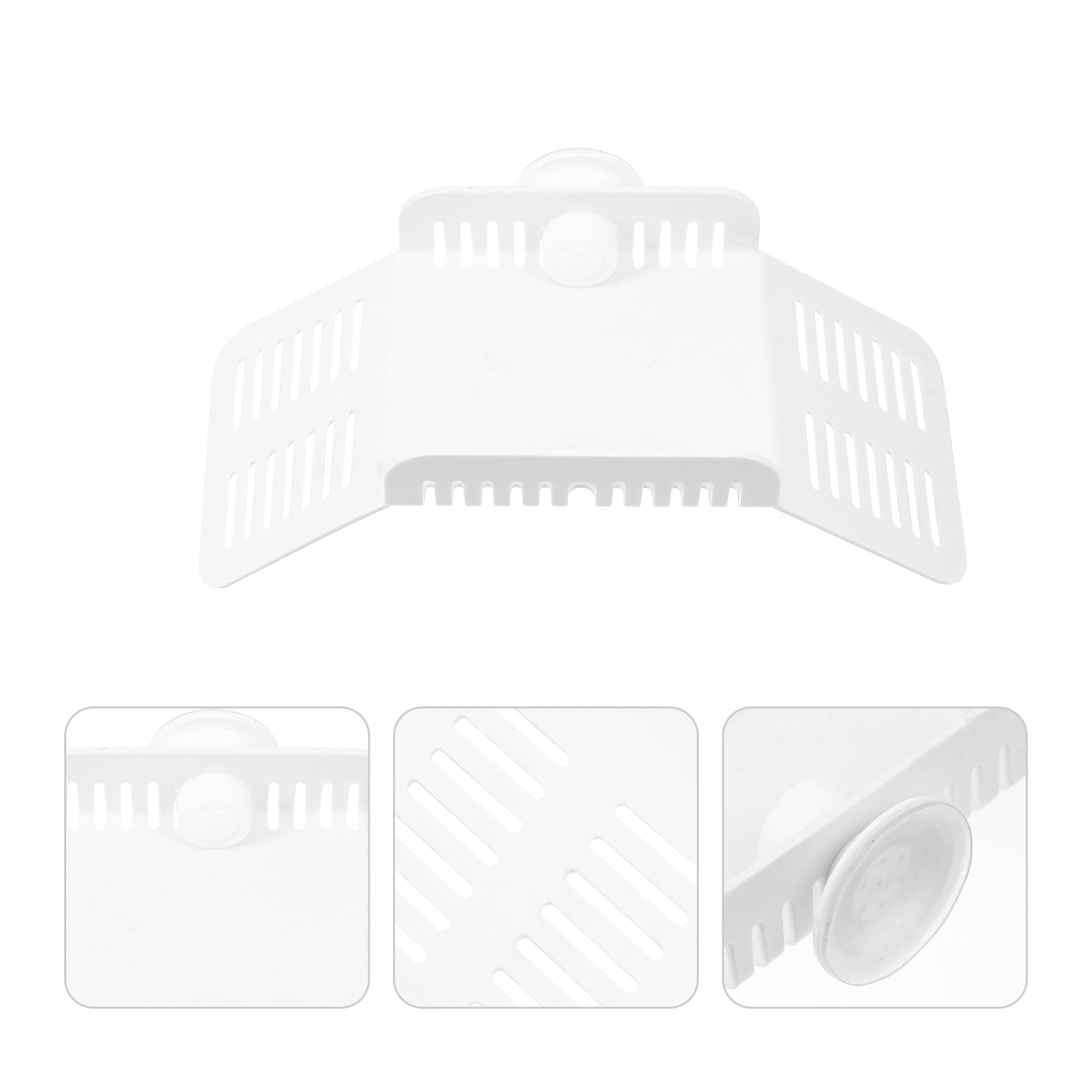 OULII White Plastic Turtle Basking Platform with Practical Design for Reptiles, and Easy to Clean, 1 Piece