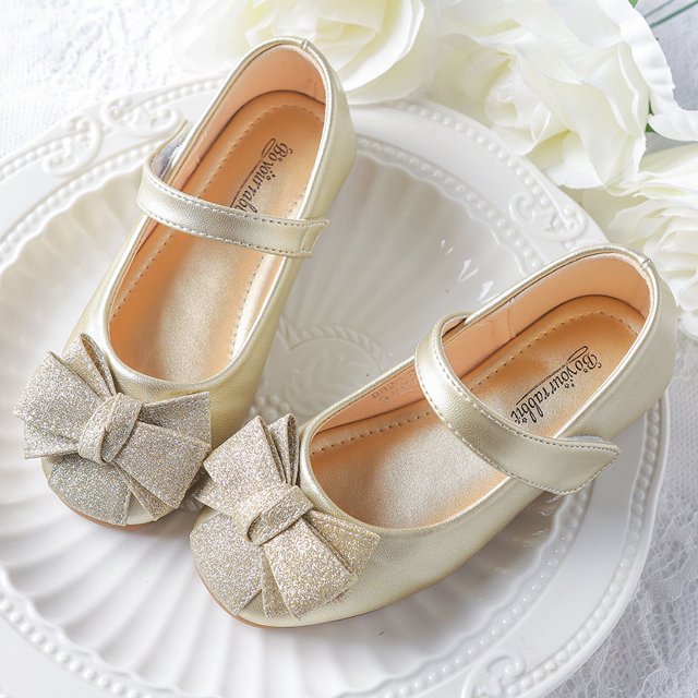 Zapatos de cuero para niñas, primavera y otoño, zapatos de princesa para niños, zapatos planos de fondo suave, zapatos para niñas pequeñas supermovidos, zapatos para niños
