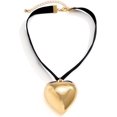 thumbnail image 1 of Gargantilla gruesa con forma de corazón – Colgante de corazón grande, cadena de terciopelo ajustable, collares de corazón para mujeres, adolescentes y niñas Y2K, accesorios de joyería de moda, 1 of 4