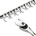 thumbnail image 4 of 10Pcs 3/8Inch Drive Crowfoot Wrench 10 to 22mm Metric SAE Imperial Chrome Plated Foot Open End Spanner, 4 of 7