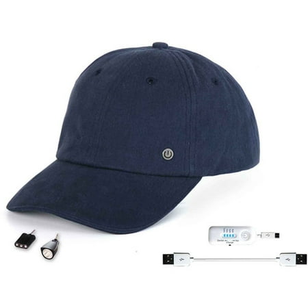 PowerGear Cellphone Charging Hat with Attachable LED Lights