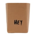 thumbnail image 2 of Paper Bag Water Washing Large Capacity Grocery Storage Kraft Paper Bag for Home Kitchen Small Size HEY Pattern, 2 of 14