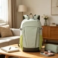 thumbnail image 4 of Hyknon Travel Backpack for Women Men, Large Capacity Lightweight Hiking Backpack, Minimalist Daily Leisure Sports Bag, Color Blocking Casual Bag, Daily Daypack for Camping Outdoor Activities, Green, 4 of 7