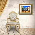 thumbnail image 3 of West, Ronald 14x12 Gold Ornate Wood Framed with Double Matting Museum Art Print Titled - Couple Dancing, 3 of 4