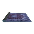 thumbnail image 2 of Ahgly Company Indoor Rectangle Medallion Blue Traditional Area Rugs, 6' x 9', 2 of 4