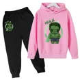 thumbnail image 3 of Nueva sudadera con capucha y pantalones de Marvel Hulk Capitán América para niños, traje de 2 piezas, ropa informal para niño y niña, sudadera, trajes deportivos para niño, 3 of 5