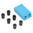 thumbnail image 1 of Pockets Hole Jigs Kit, Aluminum Alloy Woodwork Pocket Hole Jig  For Drilling 7Pcs Set,14Pcs Set, 1 of 8