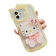 thumbnail image 2 of Nuevo estilo hello lindo gatito 3D gato espejo de maquillaje móvil TPU + PC funda de teléfono para iphone 15 14 13 12 11 pro max con soporte, 2 of 4