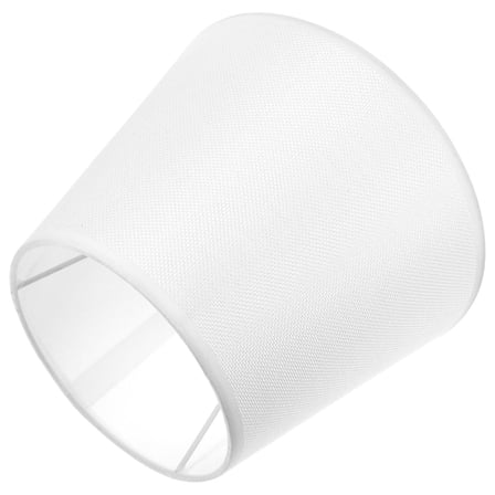 ULTNICE Bedside Lamp Shade Replacement Lamp Shade Fabric White Home Users Living Room 1Set