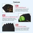 thumbnail image 3 of Yeacher Scratch Paper Art Set Magic Scratch Paper for Kids Arts and Crafts DIY Christmas, 3 of 8