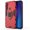 Red, variant on For Xiaomi Redmi Note8 PC TPU Shockproof Protective Case with Magnetic Ring Holder