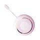 thumbnail image 2 of Caja separada para medicamentos Ticfox redonda Contenedor transparente con 4 compartimentos y tapa deslizante color rosa albaricoque, 2 of 12