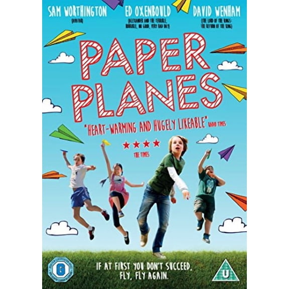 Paper Planes DVD, Directed by Robert Connolly, Starring Sam Worthington, Ed Oxenbould, English