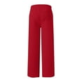 thumbnail image 4 of Valentine's Sweatpants for Women Heart Print Wide Leg Pants with Pockets Baggy Workout Slack Comfy Drawstring Athletic Pants Loose Fit Slacks Casual Business Outfits 2026 Valentines Trouser, 4 of 5