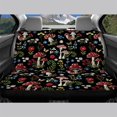 thumbnail image 3 of Uourmeti Vintage Mushroom Floral Cushion Protector Covers for Men, 2 Pack Car Rear Seat Covers Washable Non-Slip Universal Seat Cover Sets, 3 of 7