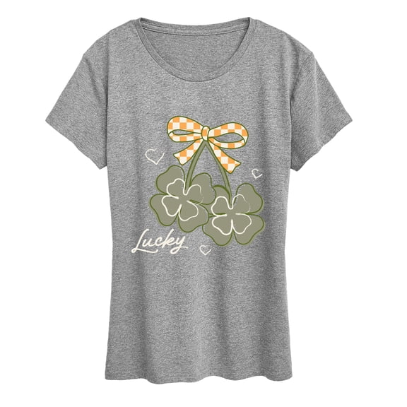 Instant Message - Lucky Shamrocks Women's Short Sleeve Graphic T-Shirt
