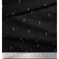 thumbnail image 3 of Soimoi Black Cotton Duck Fabric Abstracts Abstract Printed Craft Fabric by the Yard 42 Inch Wide, 3 of 3