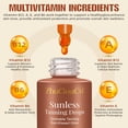 thumbnail image 2 of Gotas bronceadoras sin sol Tan Theory, 60 ml, para rostro y cuerpo, 2 of 9