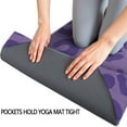 thumbnail image 3 of Purple Leopard Print Hot Yoga Mat Towel Non Slip for Hot Yoga - Quick-Drying Yoga Mat Cover with 4 Corner Pockets with Travel Bag - Hot Yoga Towel Non Slip 74"x26", 3 of 6