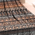 thumbnail image 3 of Black Geometric and Floral Pattern Blanket,Comfortable Soft Flannel Throw Blanket,All Season,Warm Lightweight Blankets for Sofa Bed Couch Living Room Chair,30"x40", 3 of 4