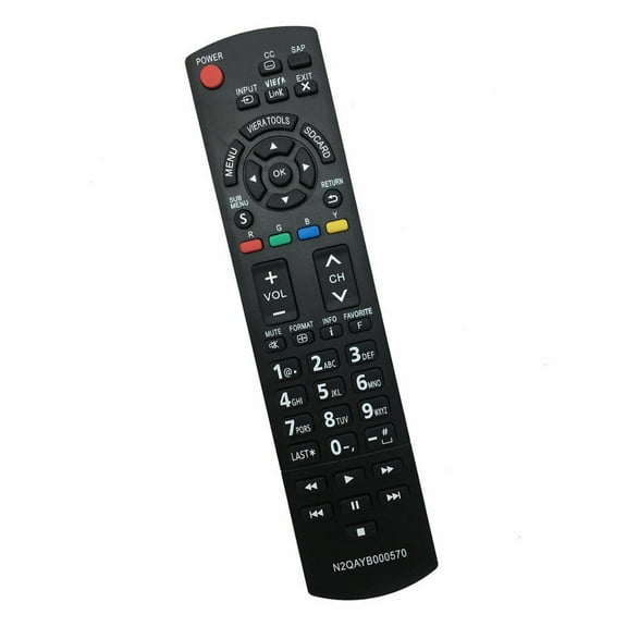 New Remote N2QAYB000570 for Panasonic TV TC-L37U3 TC-P46S30 TC-P42S30 TC-P4232C